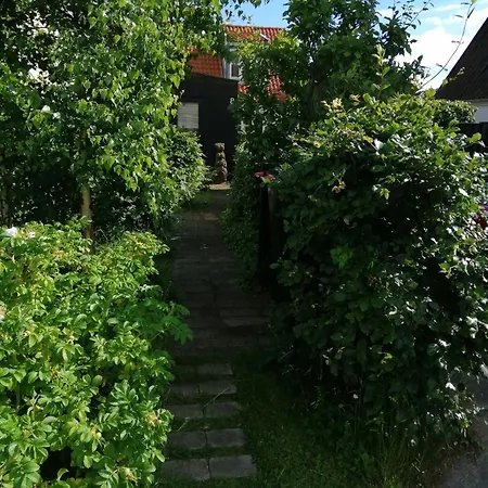 Minihus Til Havn, Strand, Vand Og By I Gilleleje